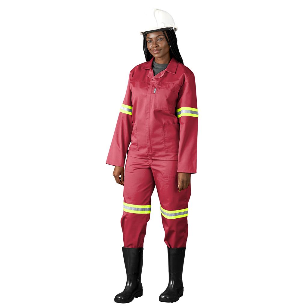 Trade Polycotton Conti Suit - Reflective Arms & Legs - Yellow Tape - Image 4