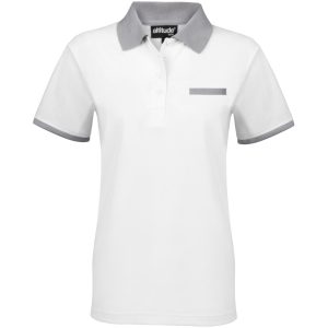 Ladies Caliber Golf Shirt - White