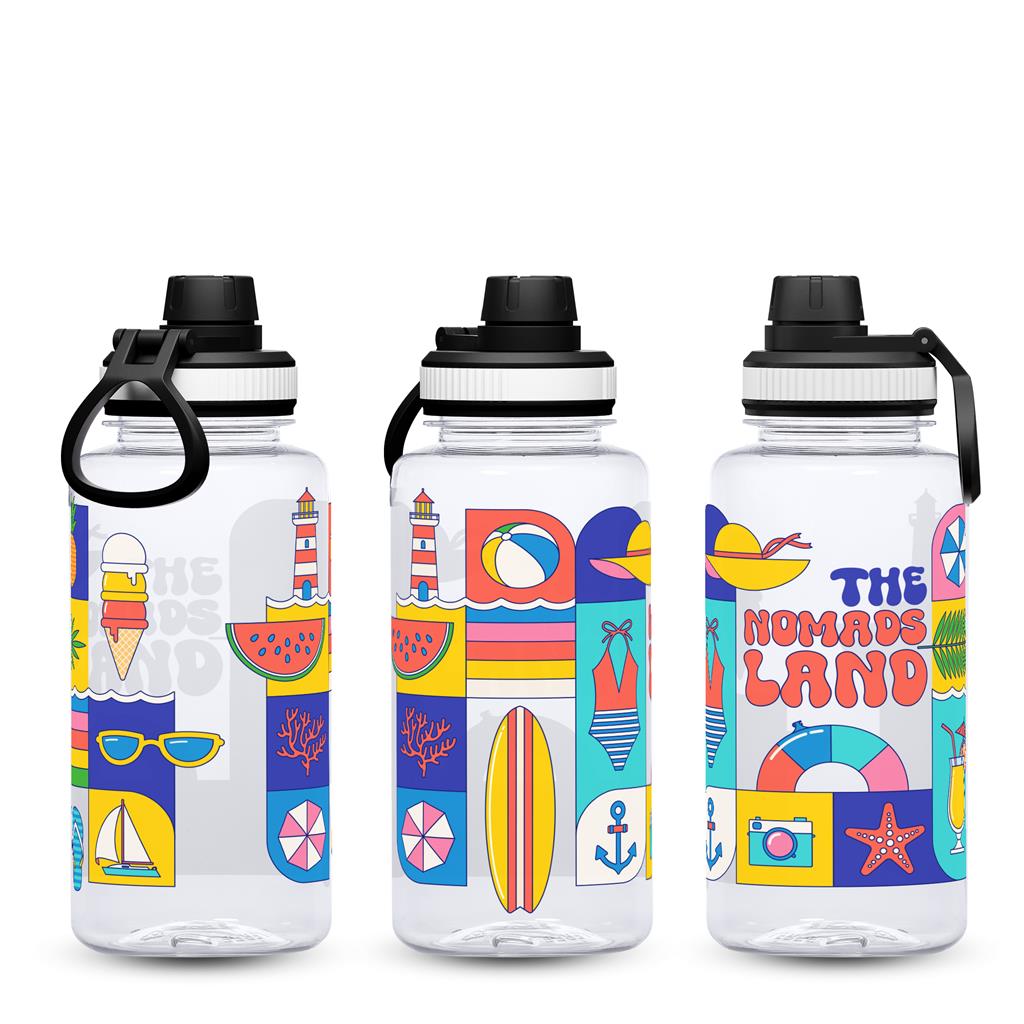 Altitude Franco Recycled PET Water Bottle – 1 Litre - Image 2