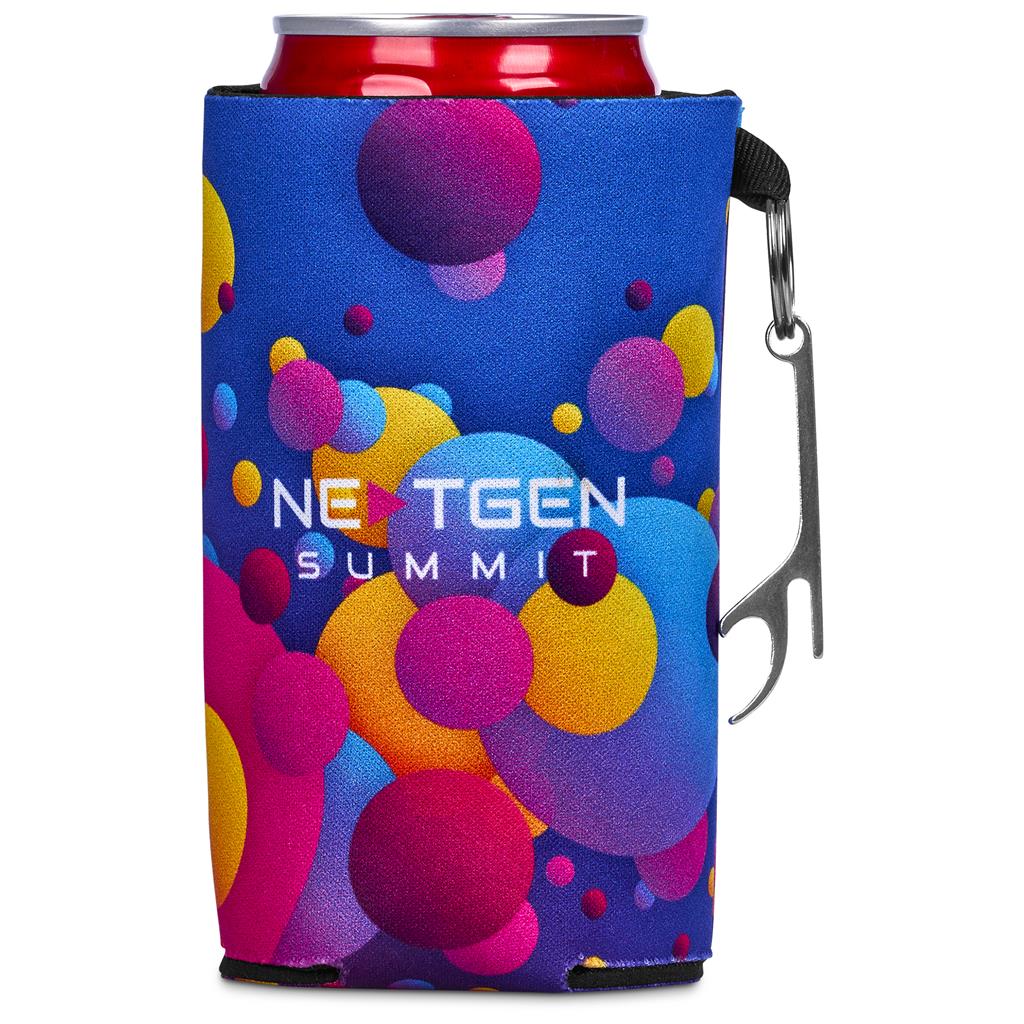 Pre-Printed Sample Hoppla Freezo Neoprene Stubby Cooler With Bottle Opener - Image 4