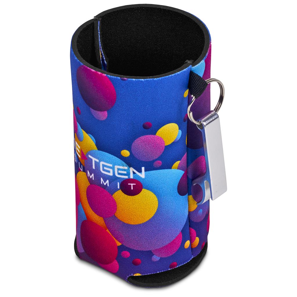 Pre-Printed Sample Hoppla Freezo Neoprene Stubby Cooler With Bottle Opener - Image 5