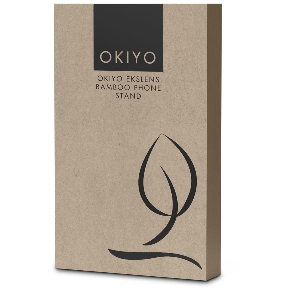 Okiyo Ekslens Bamboo Phone Stand - Image 4