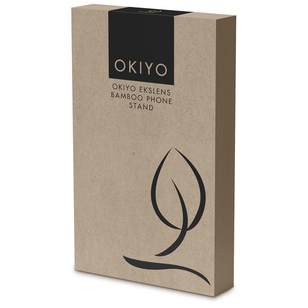 Okiyo Ekslens Bamboo Phone Stand - Image 7