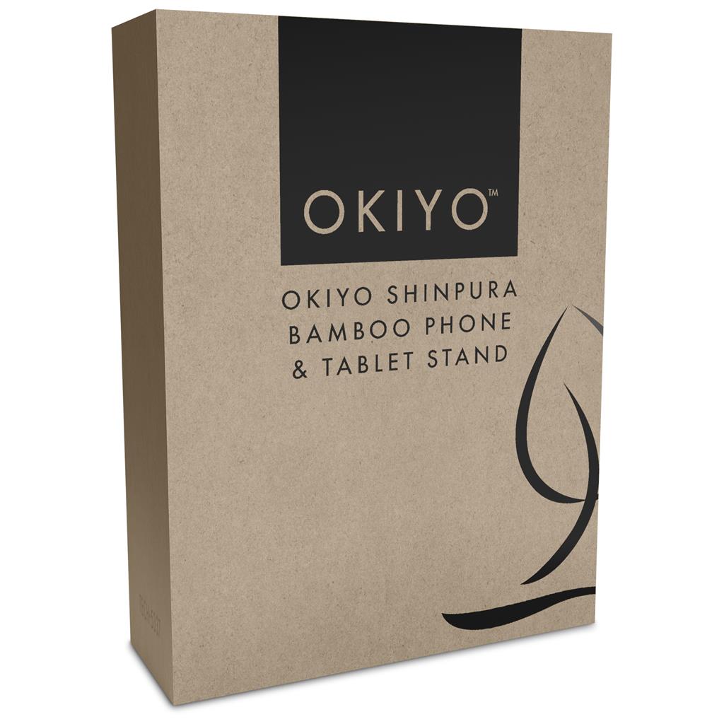 Okiyo Shinpura Bamboo Phone & Tablet Stand - Image 13