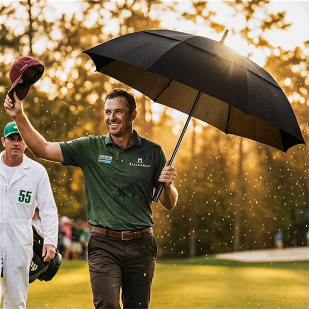 Alex Varga Taranis Auto-Open Golf Umbrella - Image 4