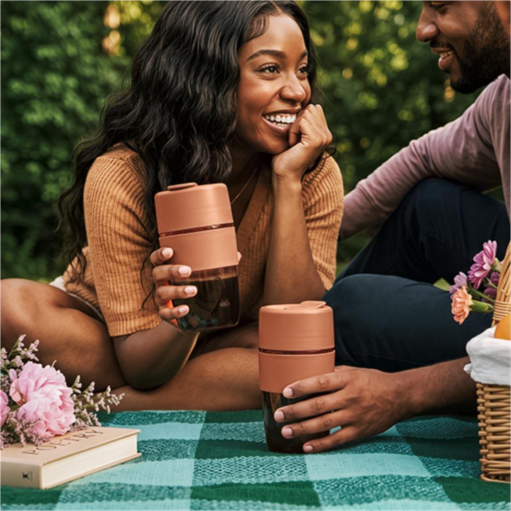 Kooshty Verso Plastic Coffee Tumbler - 400ml - Image 3