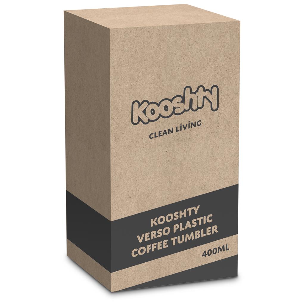 Kooshty Verso Plastic Coffee Tumbler - 400ml - Image 2
