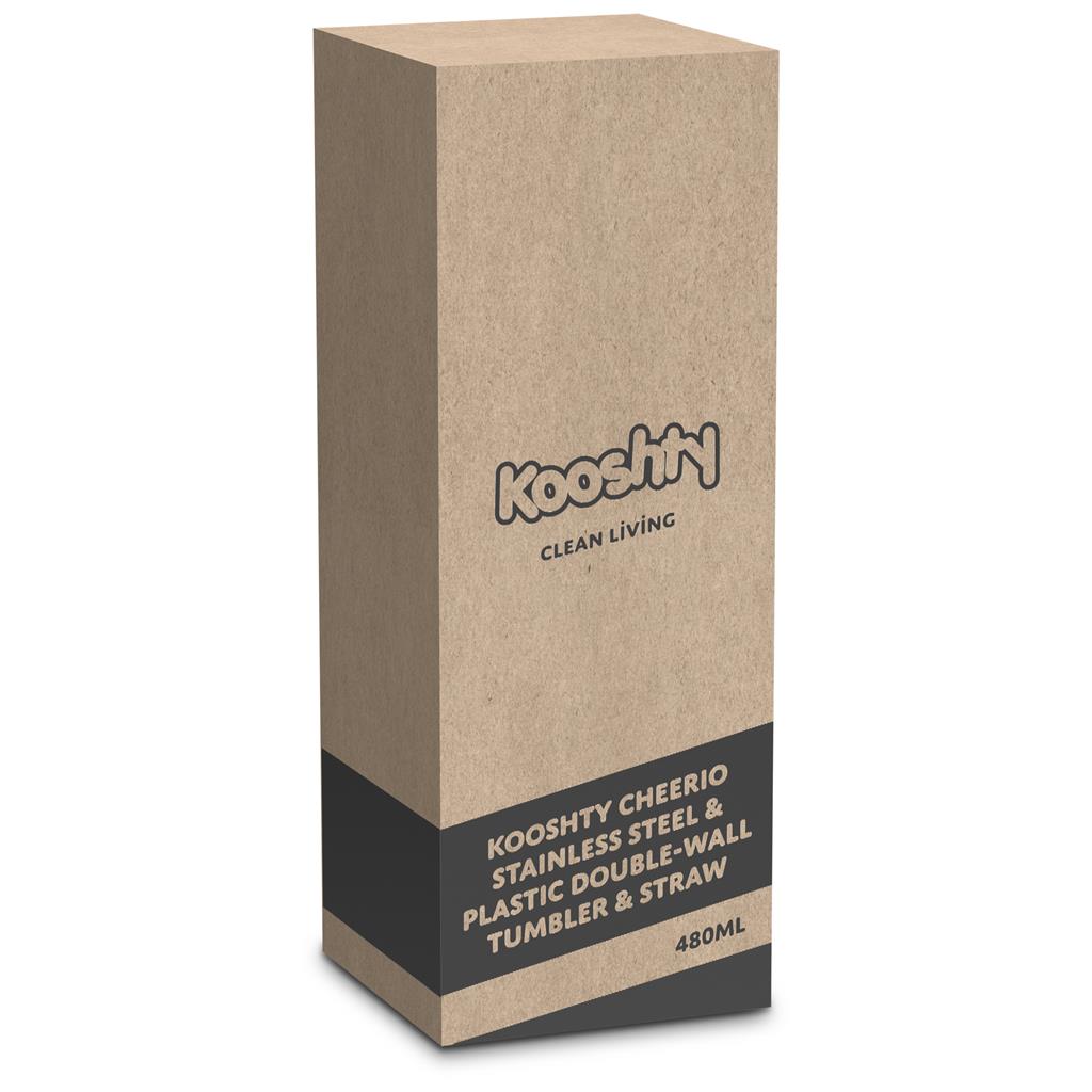 Kooshty Cheerio DW Tumbler & Straw – 480ml - Image 2