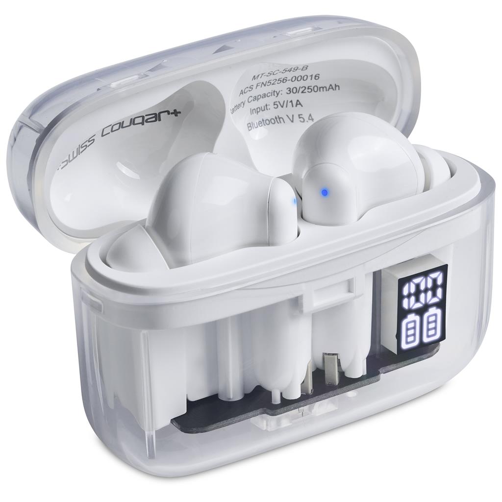 Swiss Cougar Basel Active Noise Cancelling TWS Earbuds - Image 13
