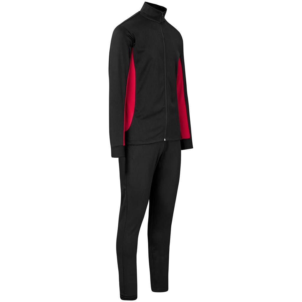 Unisex Championship Tracksuit - Black Red - Image 3