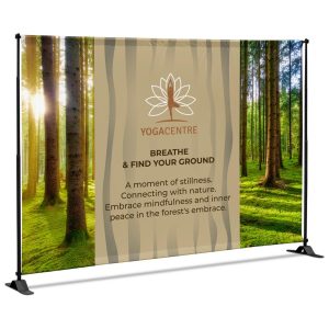 Adjustable Banner Stand Eco 1.6m x 2.4m