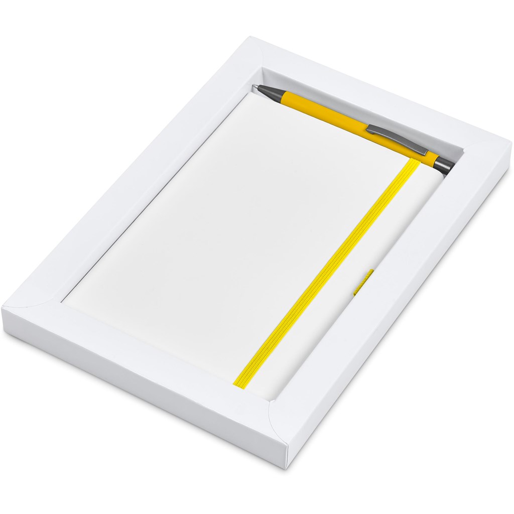 Duncan Notebook & Pen Set - Yellow - Image 4