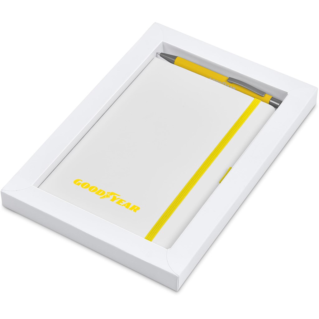 Duncan Notebook & Pen Set - Yellow - Image 9