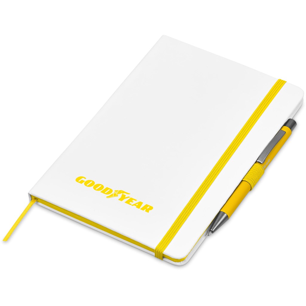 Duncan Notebook & Pen Set - Yellow - Image 7