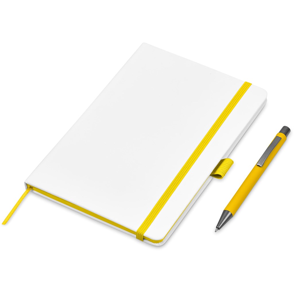 Duncan Notebook & Pen Set - Yellow - Image 8