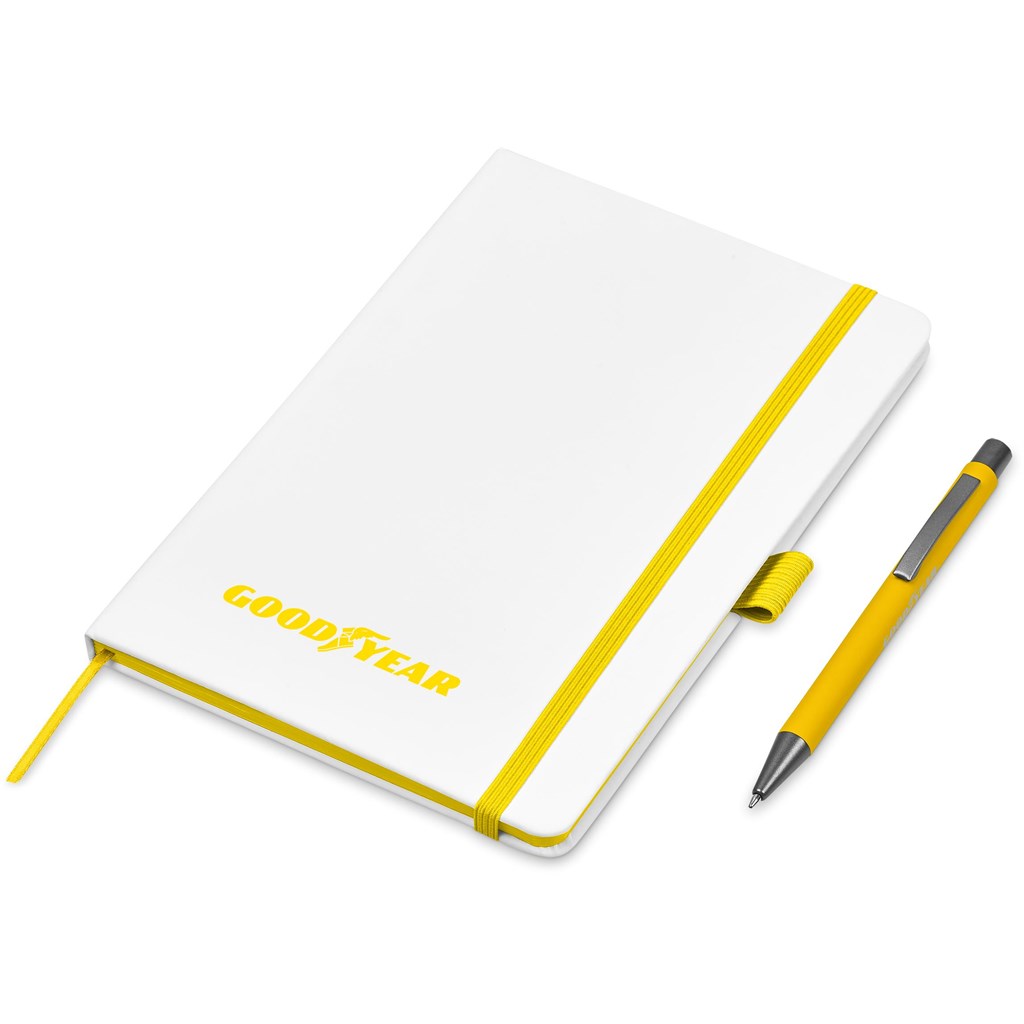 Duncan Notebook & Pen Set - Yellow - Image 3