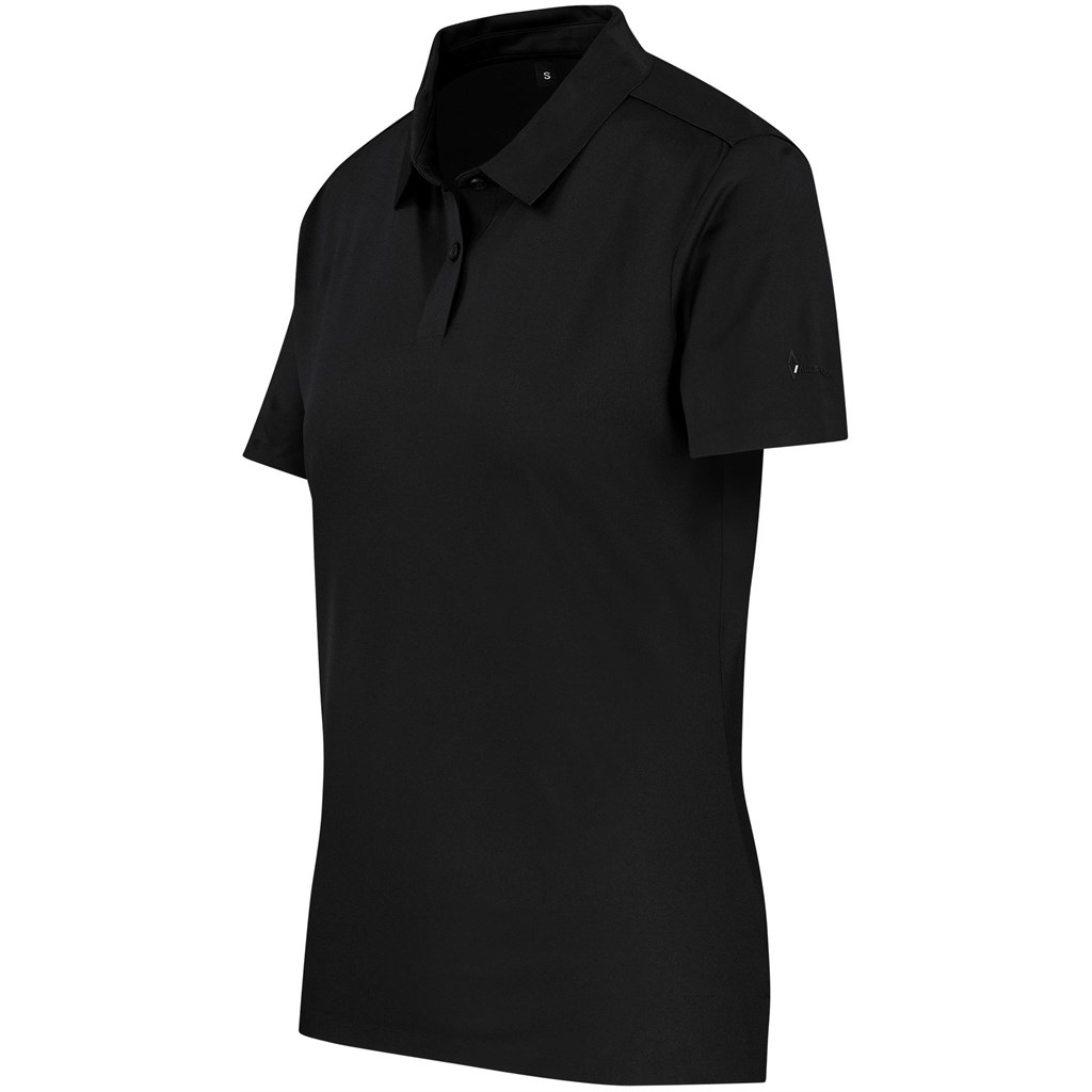 Ladies Alex Varga Questana Seamless Golf Shirt - Black - Image 2