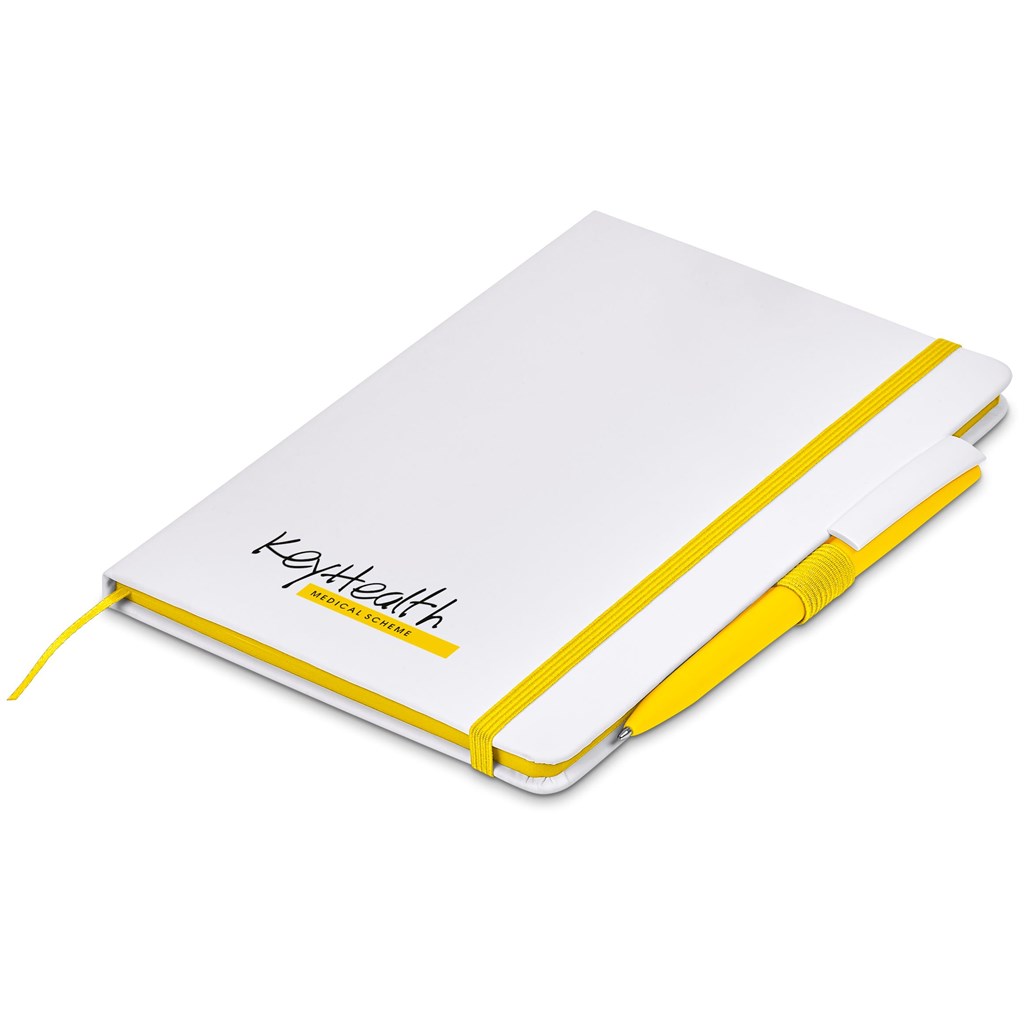 Altitude Tundra A5 Hard Cover Notebook - Yellow - Image 3
