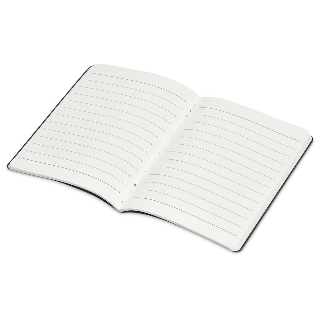 Okiyo Emika FSC Certified Paper A6 Soft Cover Notebook - Dark Green - Image 6