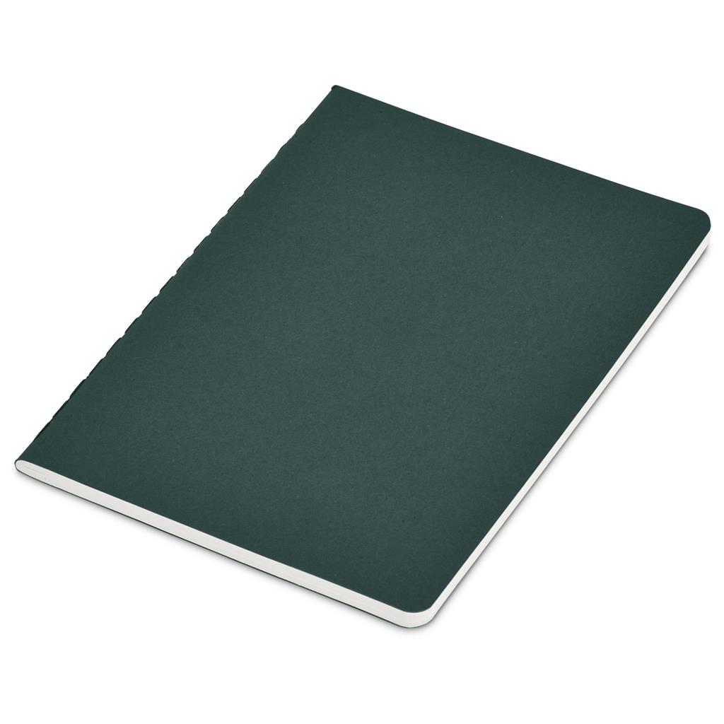 Okiyo Emika FSC Certified Paper A6 Soft Cover Notebook - Dark Green - Image 5