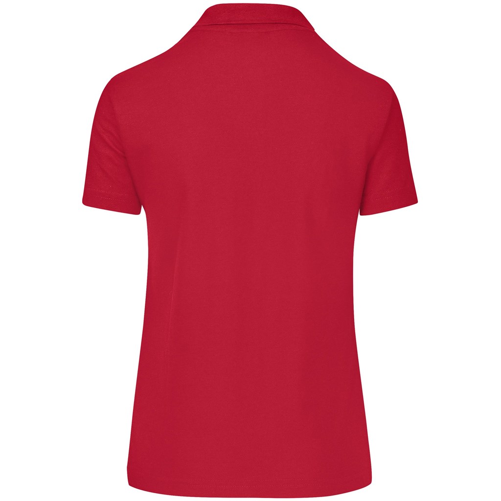 Ladies Apex Golf Shirt - Red - Image 3