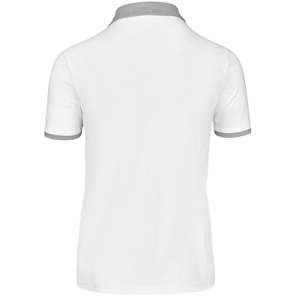 Mens Caliber Golf Shirt - White - Image 2