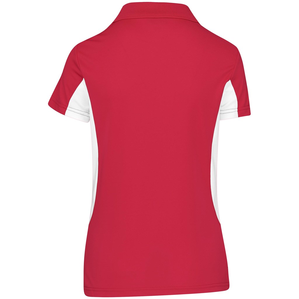 Ladies Championship Golf Shirt - Red - Image 2