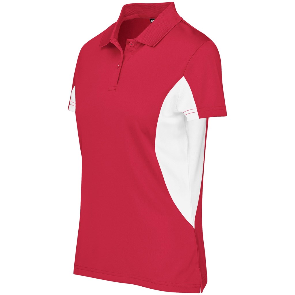 Ladies Championship Golf Shirt - Red - Image 3