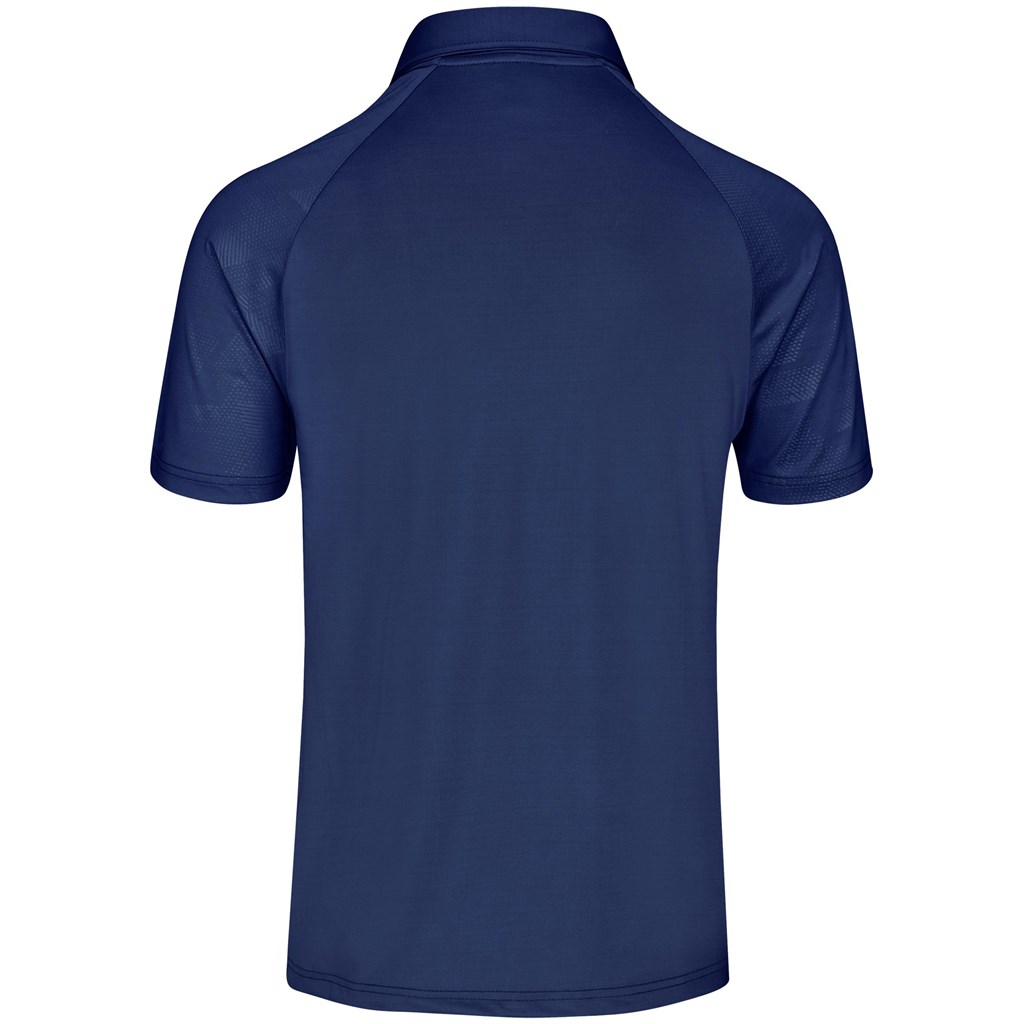 Mens Santorini Golf Shirt - Navy - Image 3