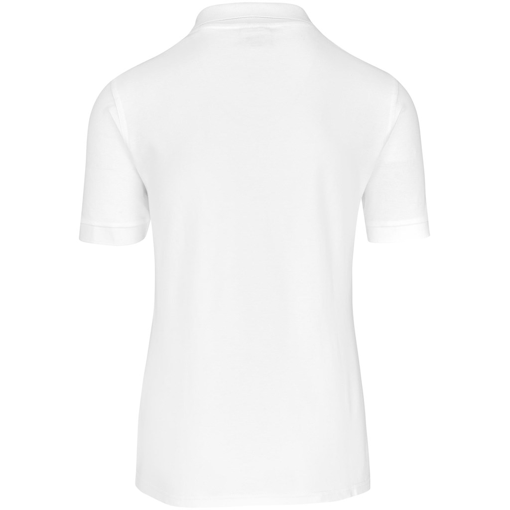 Mens Boston Golf Shirt - White - Image 2