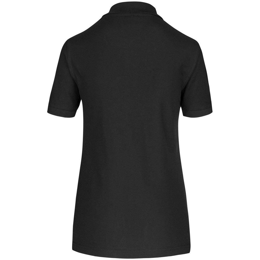 Ladies Boston Golf Shirt - Black - Image 2