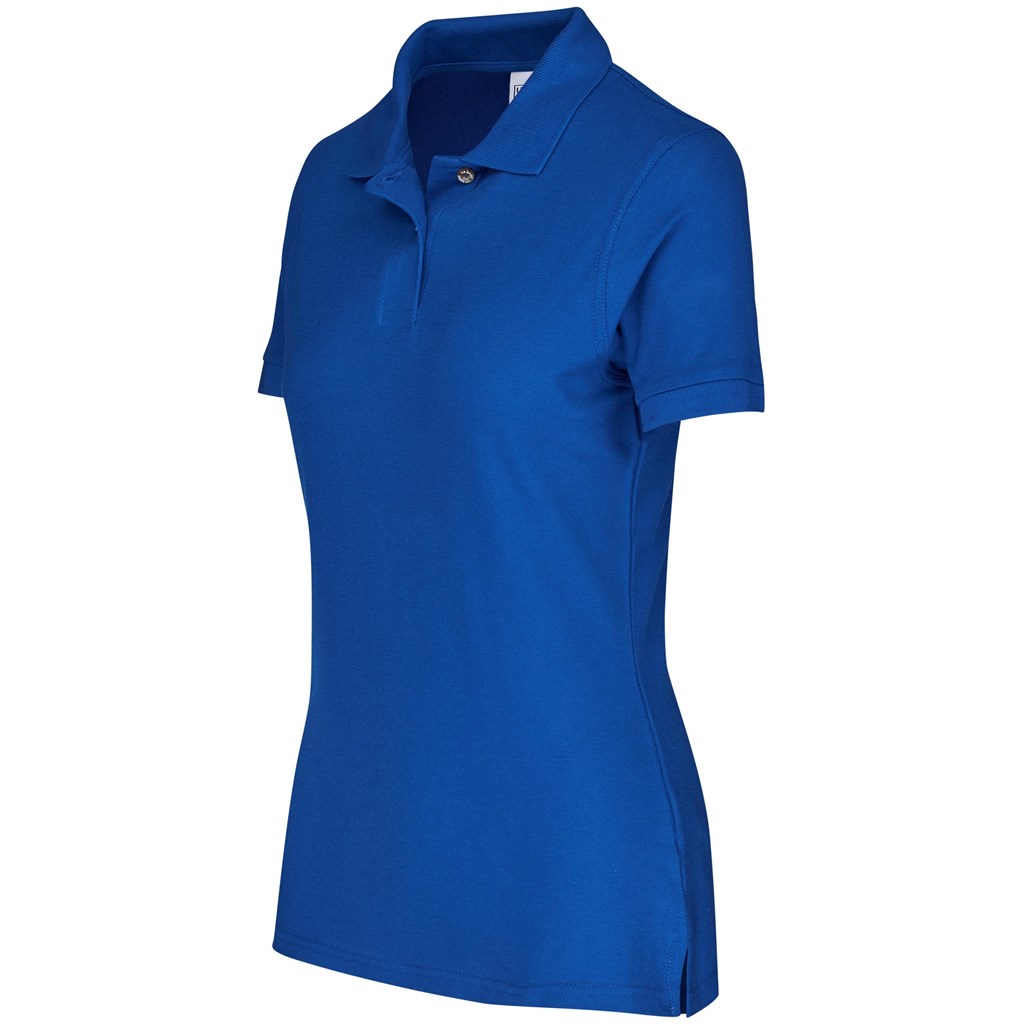 Ladies Boston Golf Shirt - Blue - Image 2