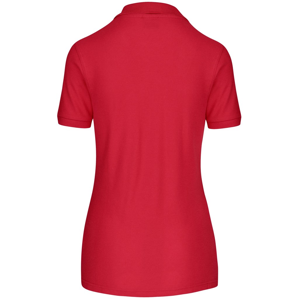 Ladies Boston Golf Shirt - Red - Image 3