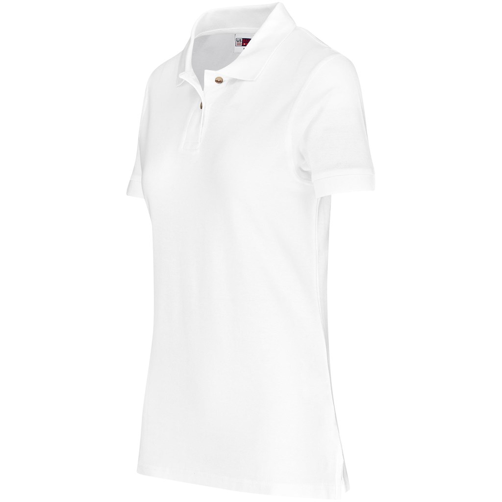 Ladies Boston Golf Shirt - White - Image 2