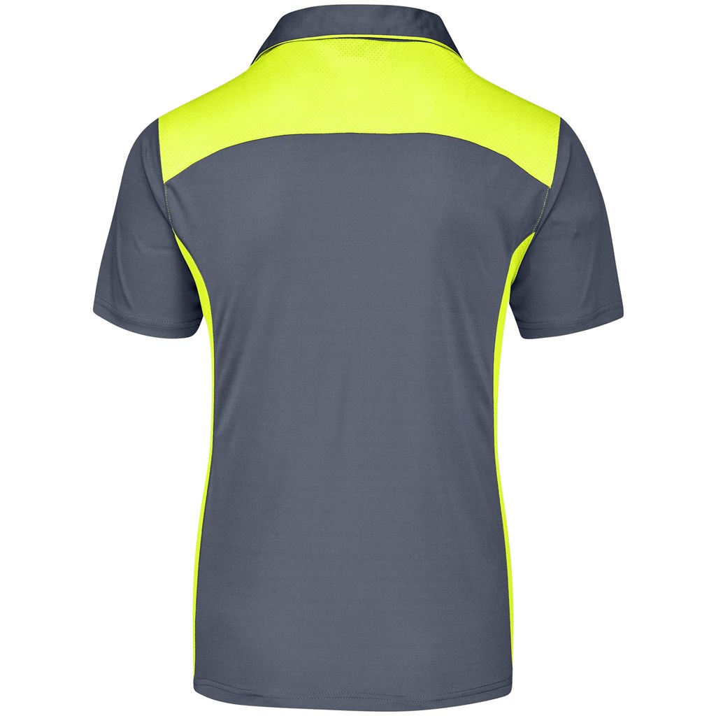 Mens Glendower Golf Shirt - Yellow - Image 2