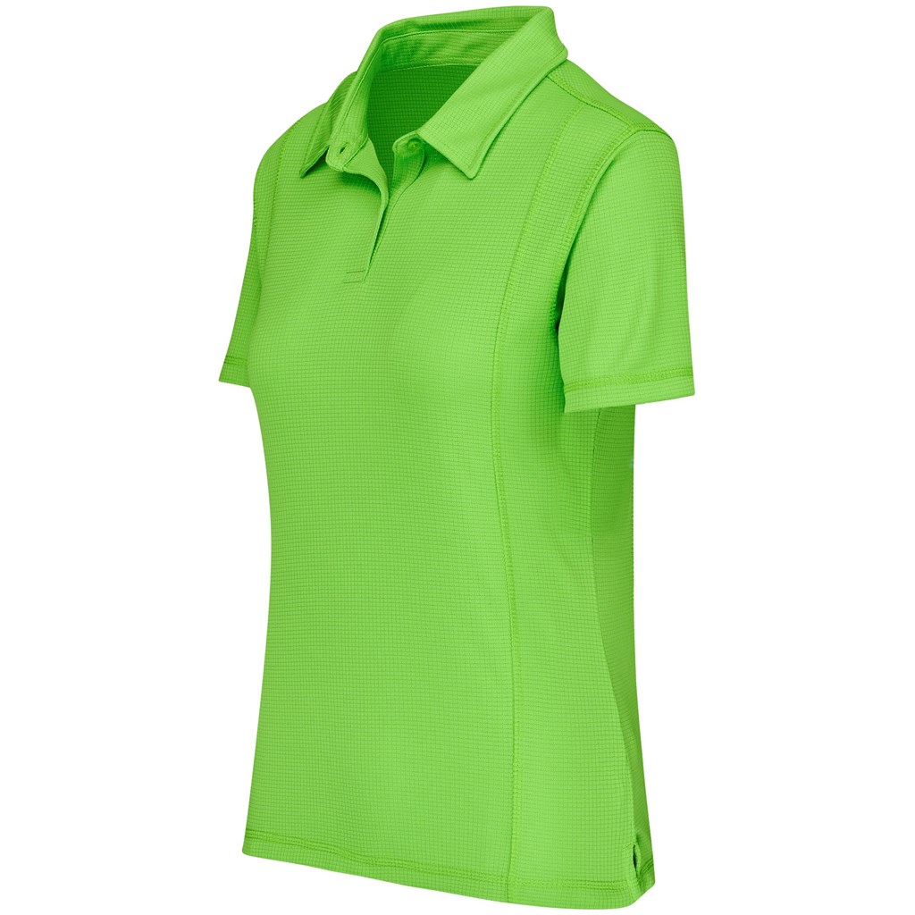 Ladies Hydro Golf Shirt - Lime - Image 3